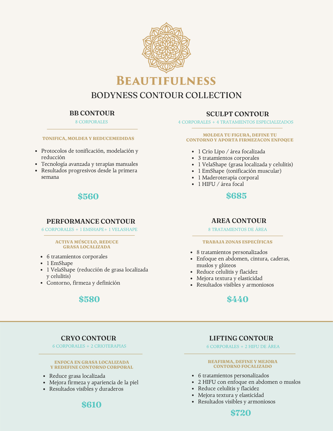 Beautifulness Bodyness Contour Collection